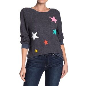 Wildfox Scatter Star Sweater Size Small